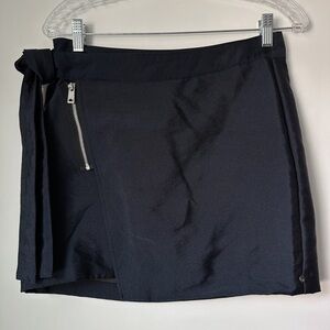 Scotch & Soda Wrap Zip Mini Skirt Navy Blue XS